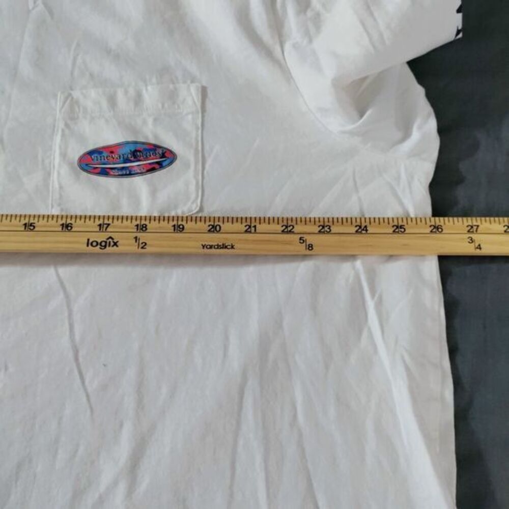 Vineyard Vines Long Sleeve Men XXL Whale Pullover Spellout Shirt Y2K Retro *READ - Picture 6 of 10